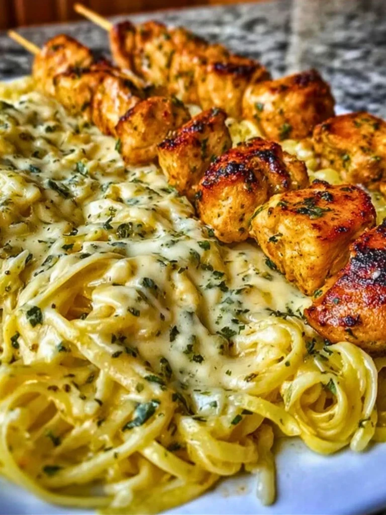 Cajun Garlic Butter Chicken Linguine in Creamy Parmesan Sauce 2