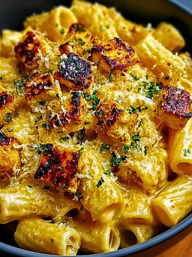 Creamy Garlic Butter Chicken Rigatoni Recipe 2