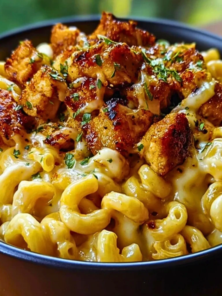 Creamy Honey Pepper Chicken Mac and Cheese Delight 2