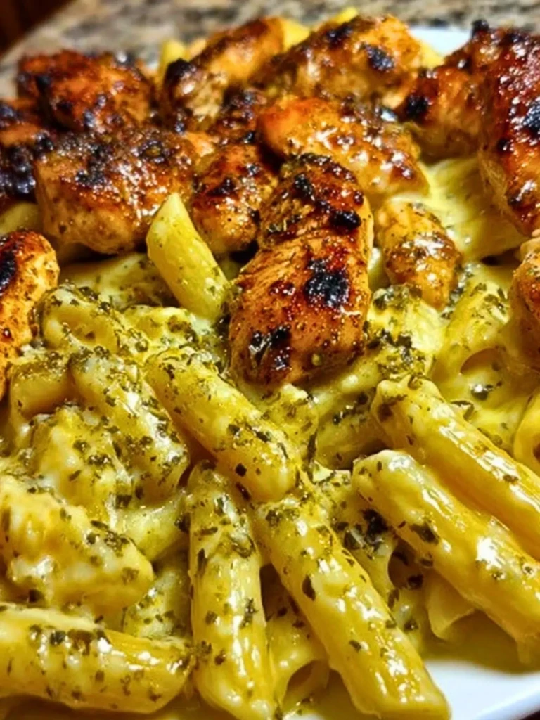 Creamy Velveeta Chicken Penne in Garlic Butter Parmesan Sauce 2