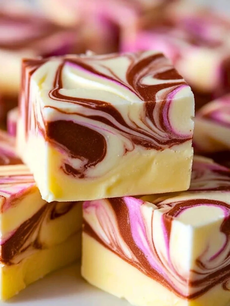 Easy Marshmallow Swirl Fudge 2