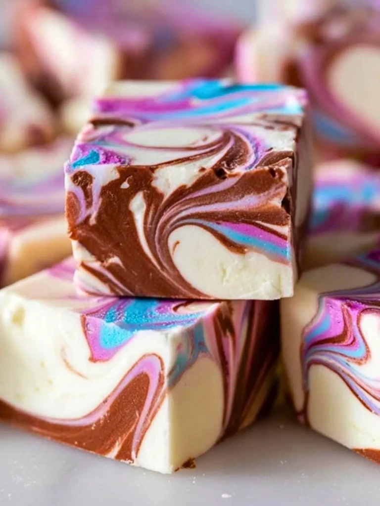 Easy Marshmallow Swirl Fudge 2