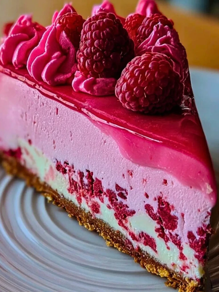 Pink Velvet Raspberry Cheesecake 2