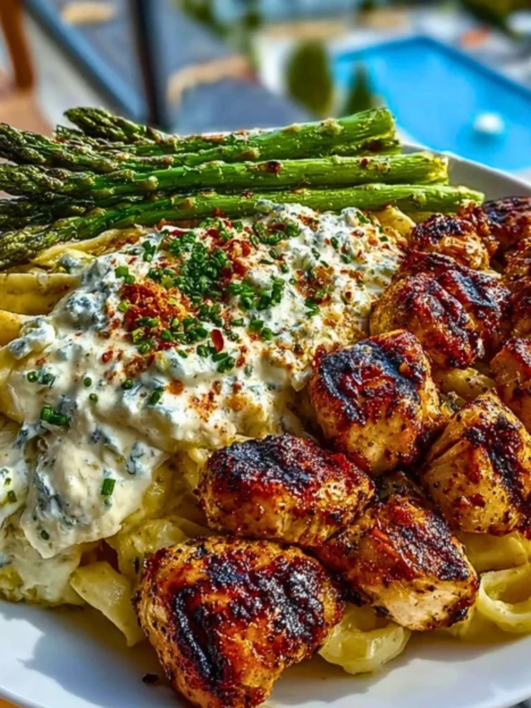 Ultimate Greek Chili Chicken Alfredo Recipe with Smoked Feta Cream 2