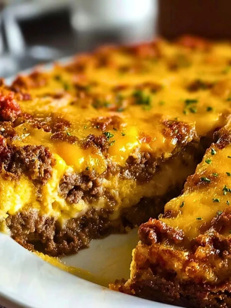 Cheeseburger Pie Recipe 2