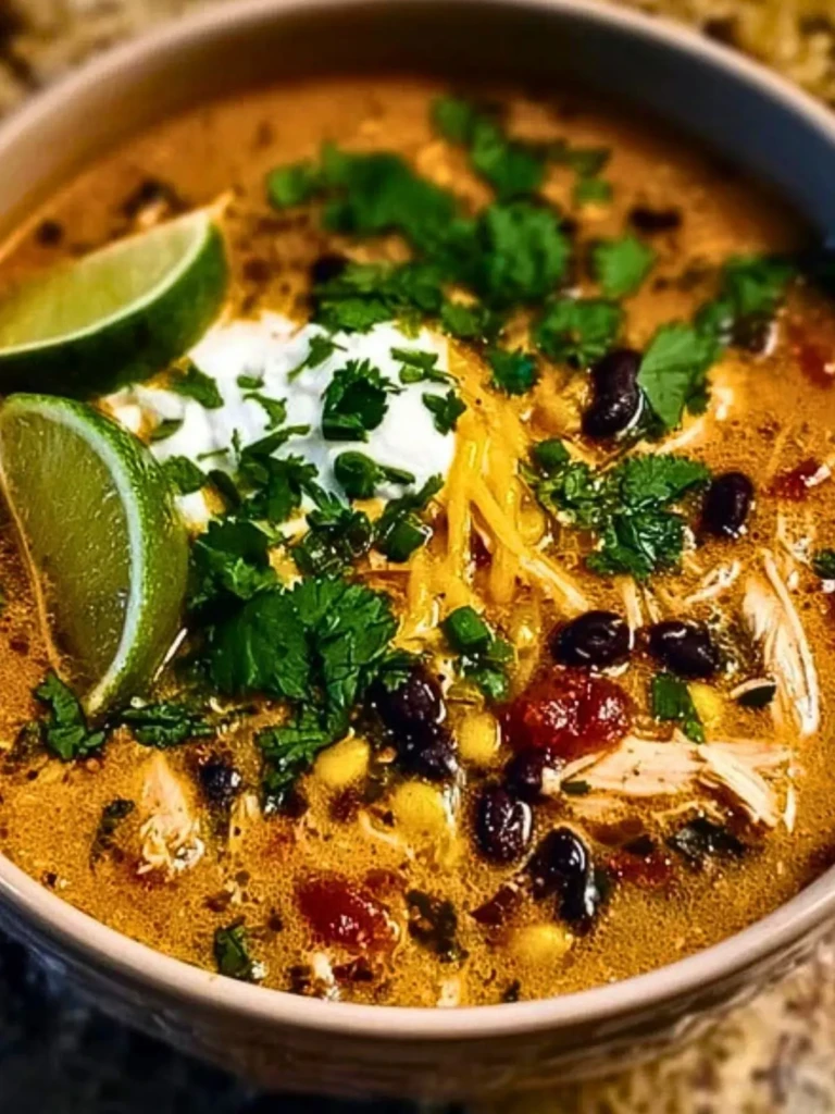 Chicken Poblano & Black Bean Soup 2
