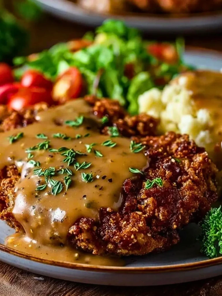 Country Fried Steak with Creamy Homemade Gravy 2