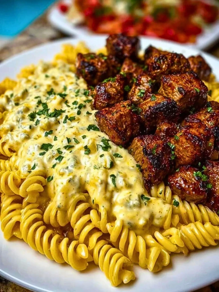 Creamy Cajun Beef and Rotini Delight 2