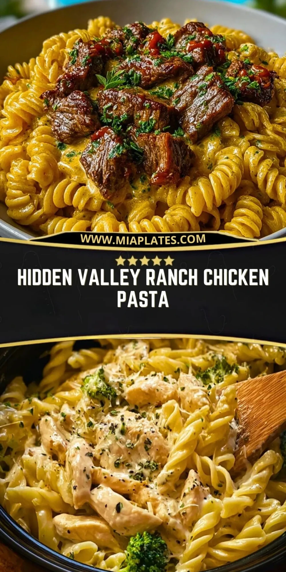 Hidden Valley Ranch Chicken Pasta Pin 1