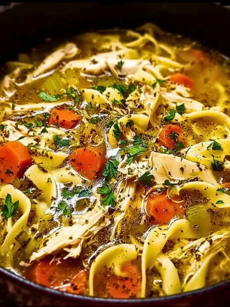 Homemade Chicken Noodle Soup 2