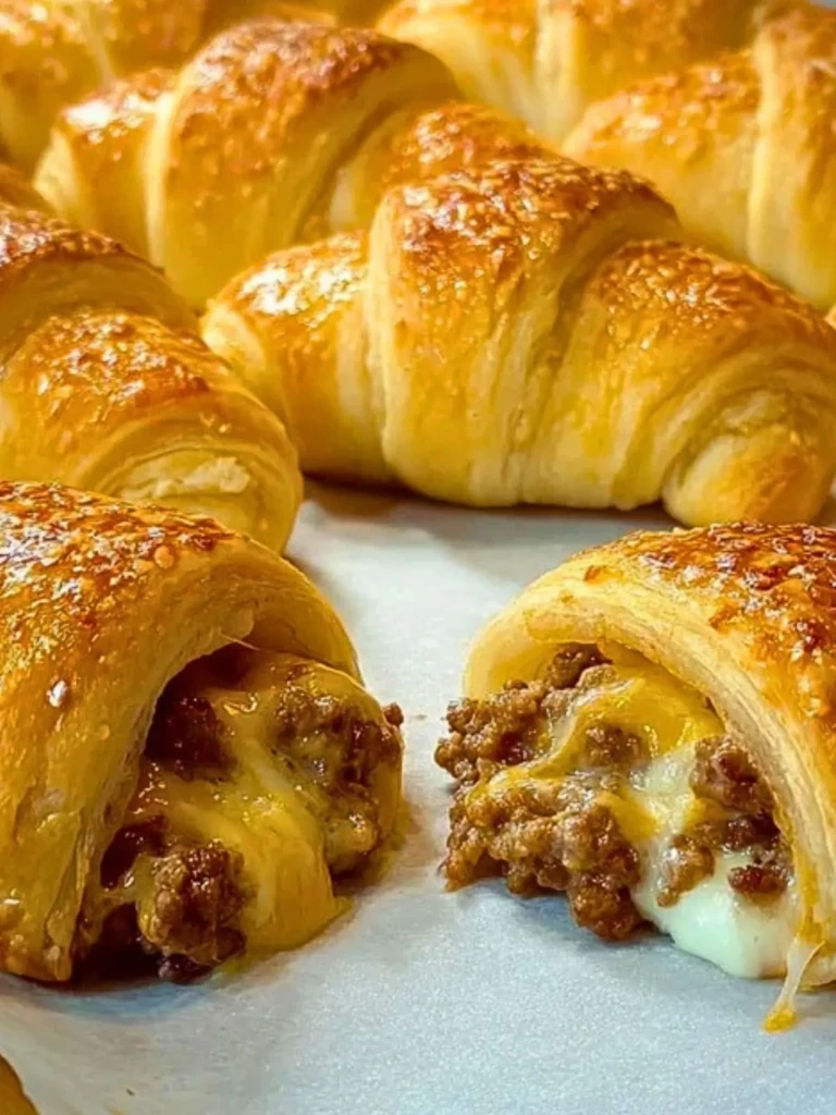 Sausage and Cream Cheese Stuffed Crescent Rolls (1)