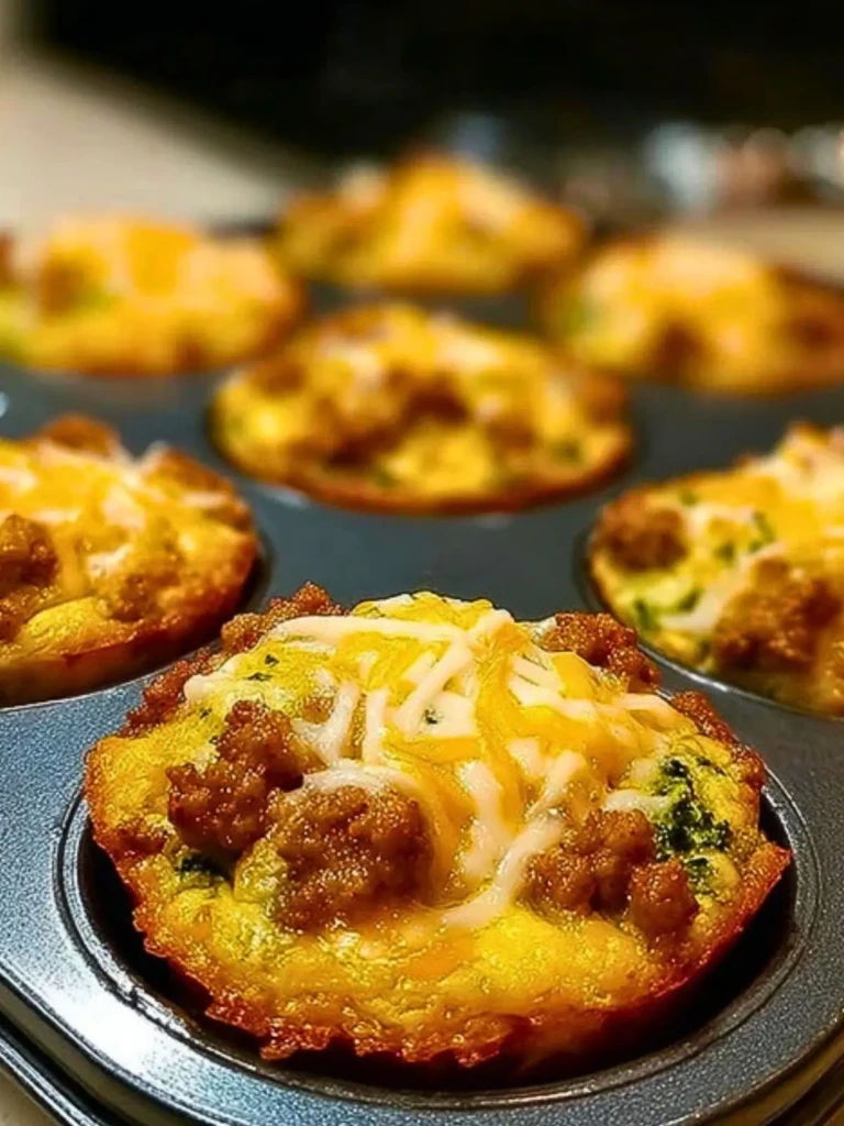 Sausage Muffins with Bisquick 2
