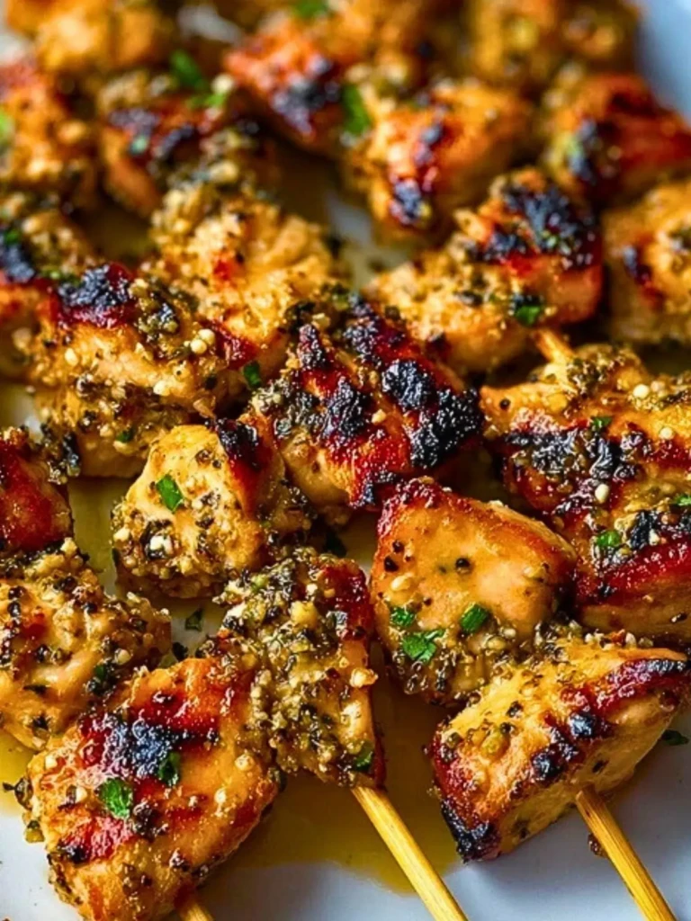 Spicy Garlic Parmesan Chicken Skewers Recipe (1)