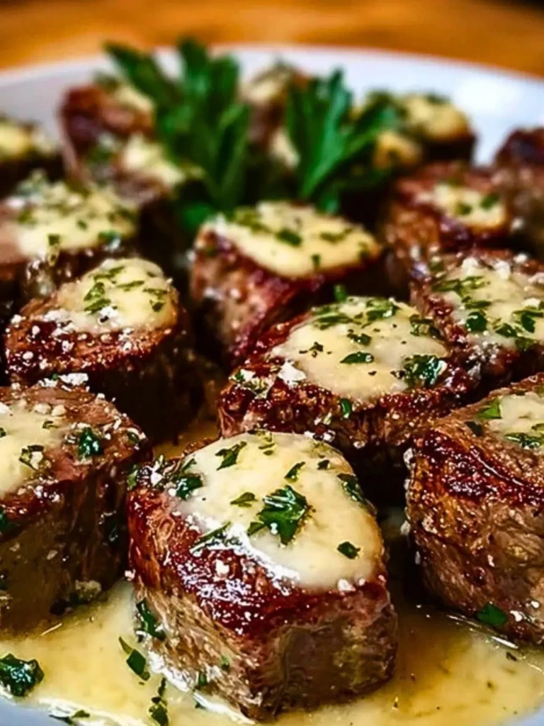 Steak Bites with Garlic Butter and Parmesan 2