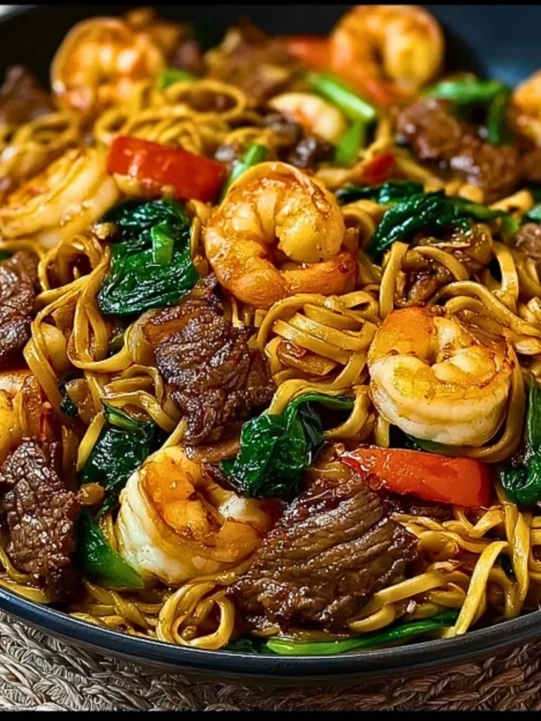 Steak & Shrimp Stir-Fry Noodles (1)