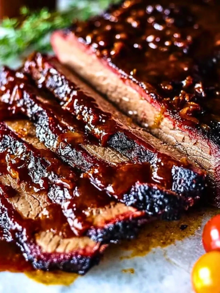 Tender Brisket with Homemade Barbecue Sauce 2