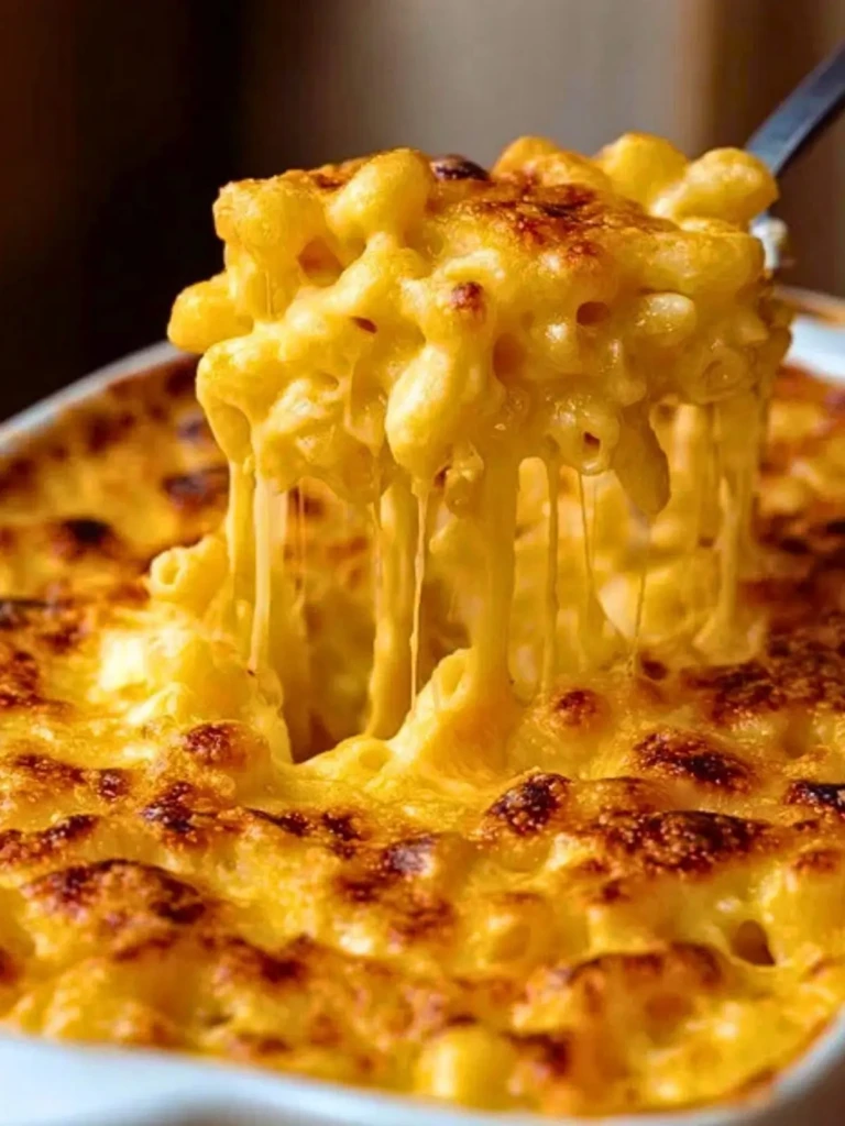 Three-Cheese Baked Macaroni Recipe (1)