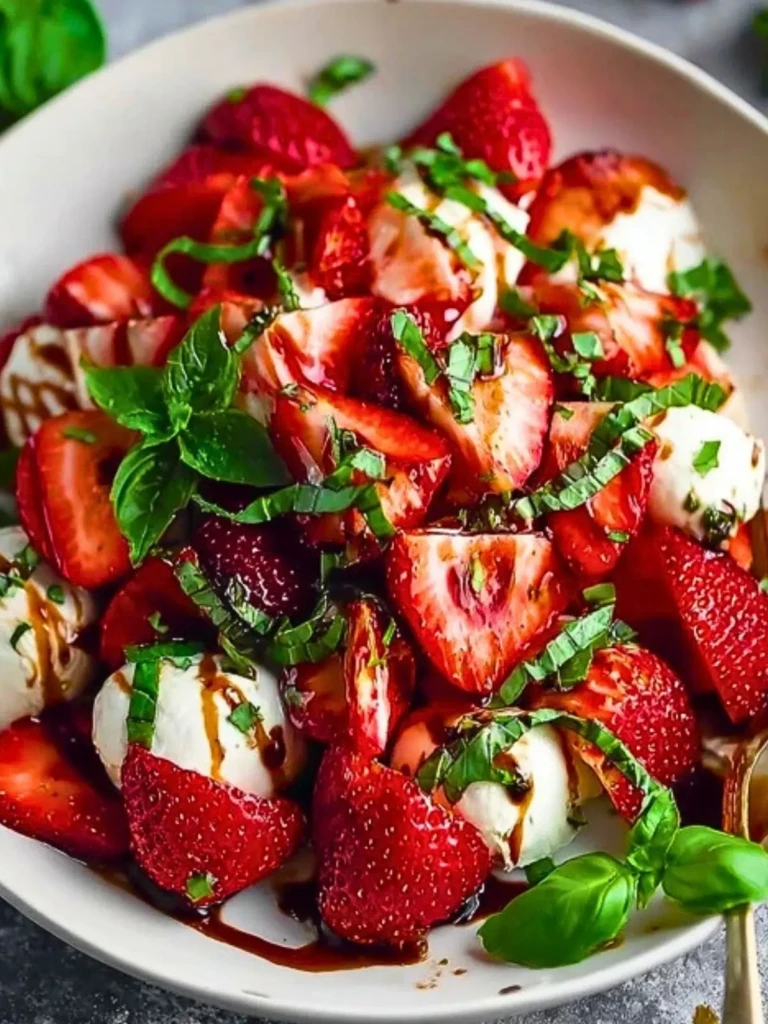 Balsamic Strawberry Caprese 2