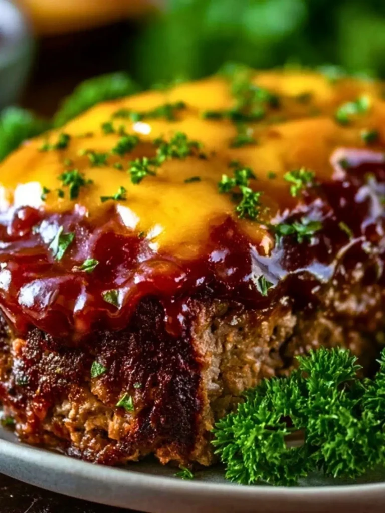BBQ Cheddar Meatloaf 2