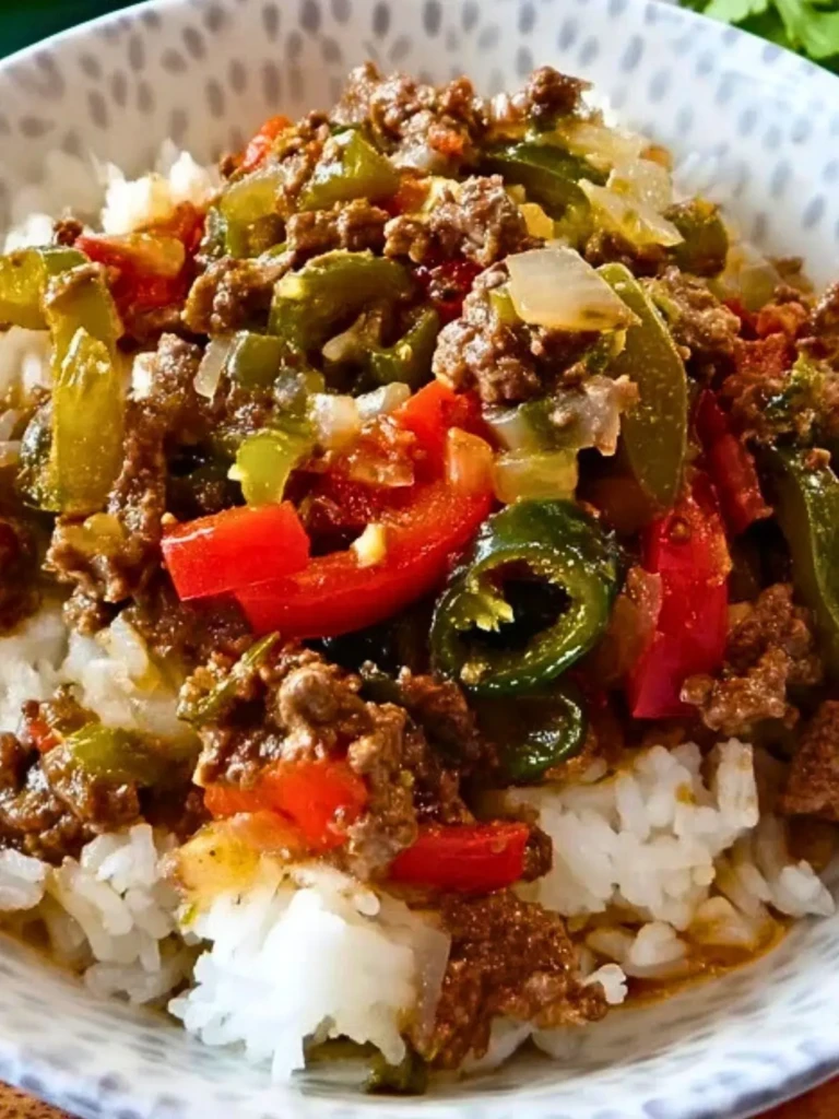 Beef and Pepper Rice Bowls 2