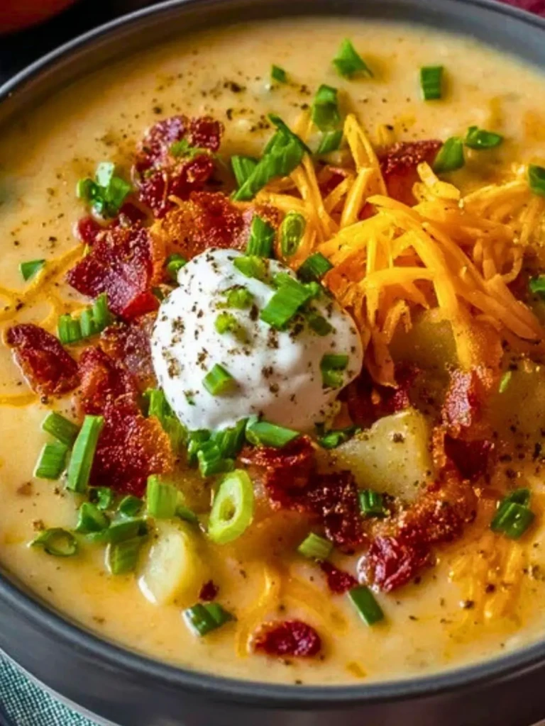Comforting Loaded Baked Potato Soup 2