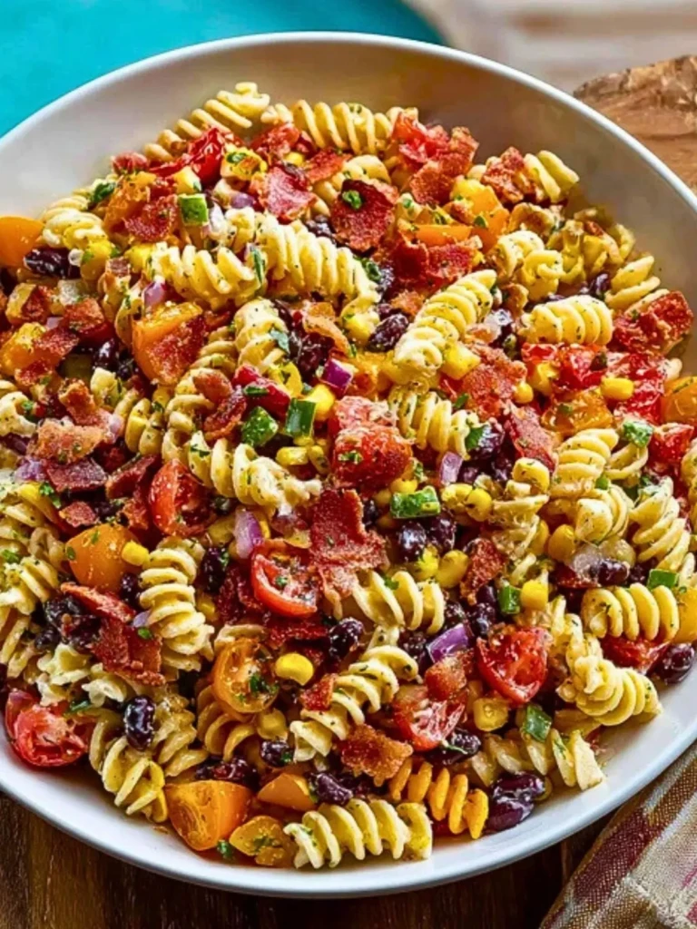 Cowboy Caviar Pasta Salad (1)