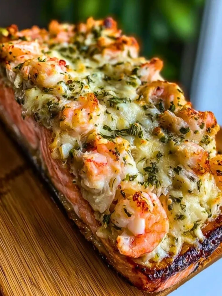 Crab and Shrimp Stuffed Salmon (1)