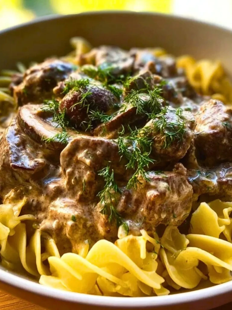 Crock Pot Beef Stroganoff (1)