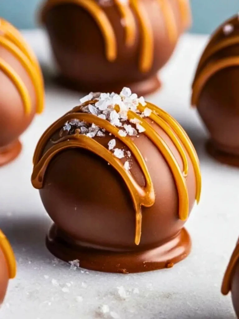 Delicious Salted Caramel Fudge Truffles 2