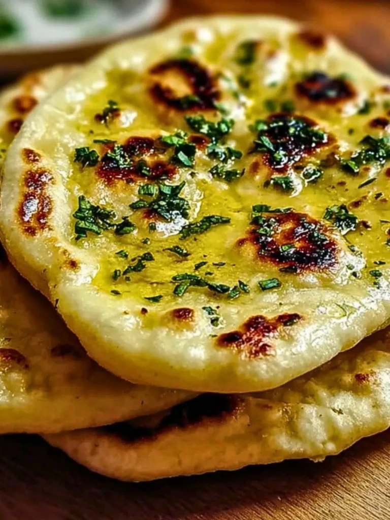 Easy Garlic Naan Bread (1)