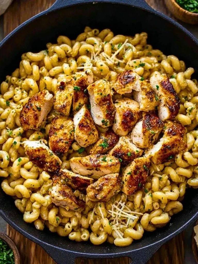 Garlic Parmesan Chicken Pasta (1)