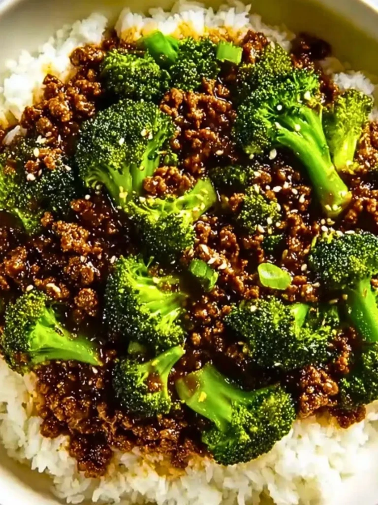 Ground Beef and Broccoli 2