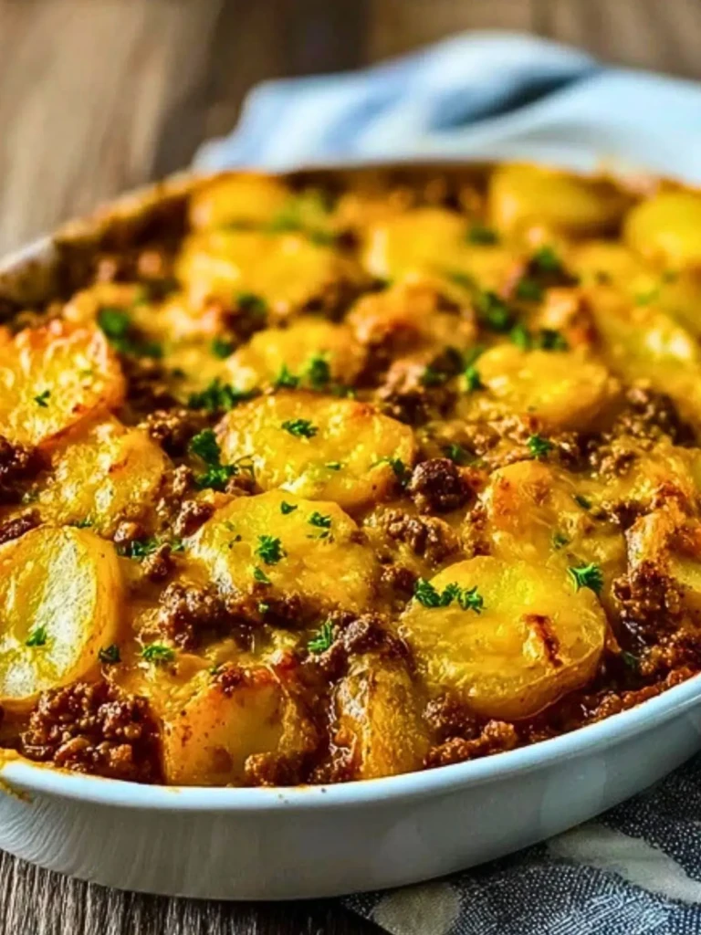 Hobo Casserole with Ground Beef & Potatoes 2
