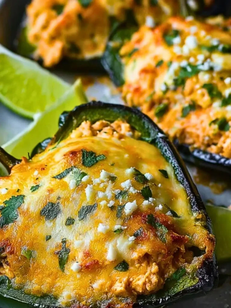 Homemade Chicken Stuffed Poblano Peppers 2