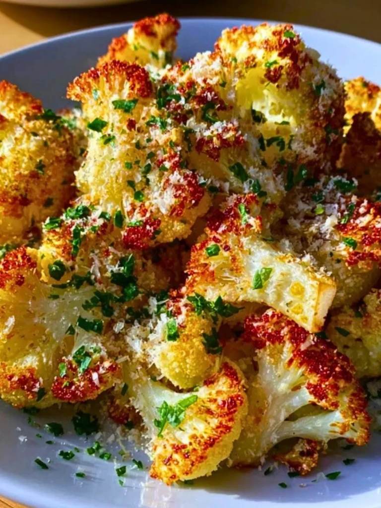 Irresistibly Delicious Garlic Parmesan Roasted Cauliflower (1)