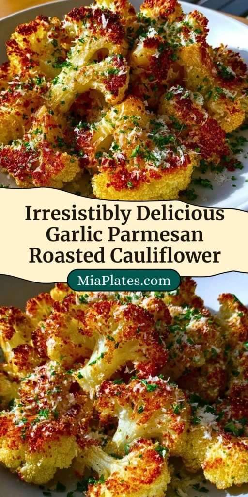 Irresistibly Delicious Garlic Parmesan Roasted Cauliflower (3)