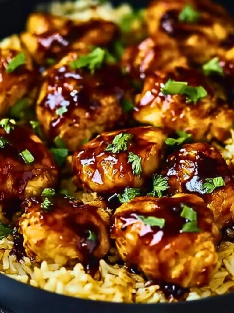One-Pan Honey BBQ Chicken & Rice (1)