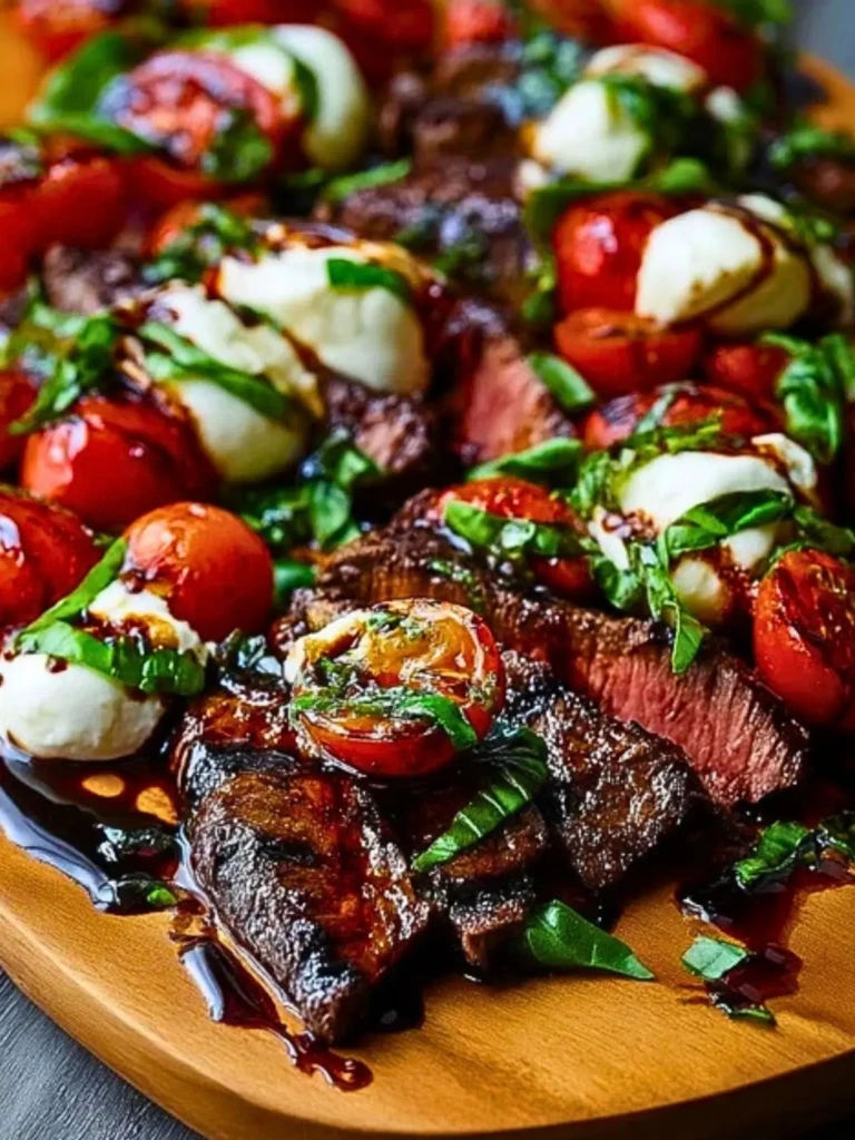 Steak Caprese with Balsamic Glaze 2