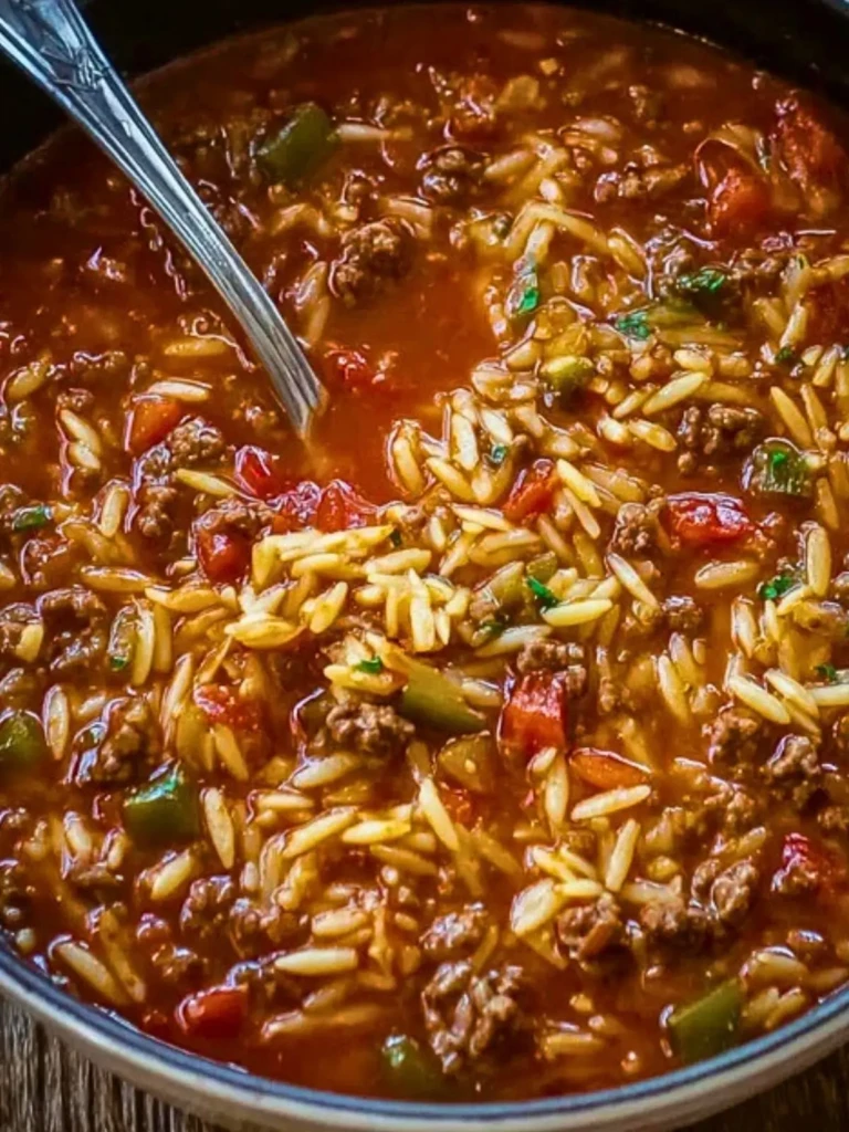 Stuffed Pepper Orzo Soup (1)