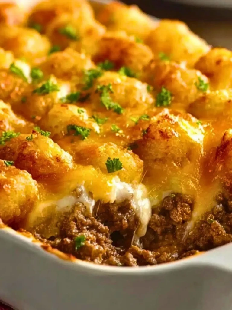 Tater Tot Casserole with Ground Beef (1)