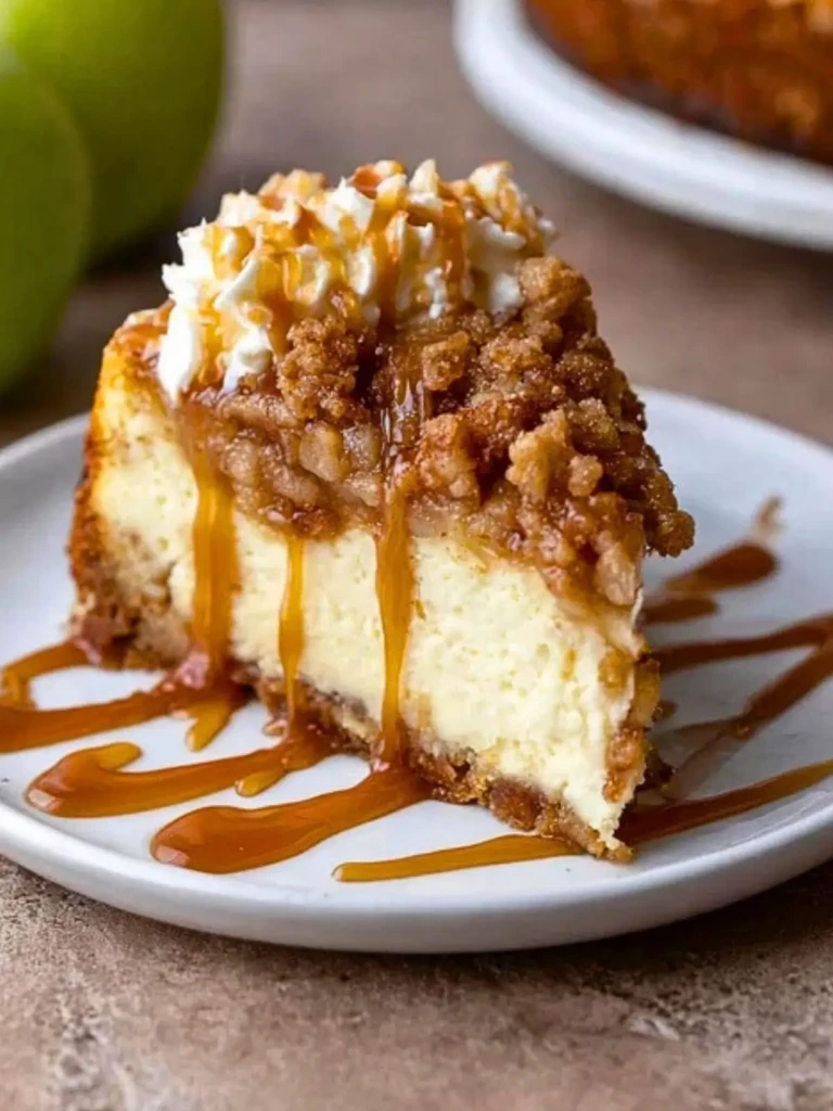 Apple Crisp Cheesecake (1)