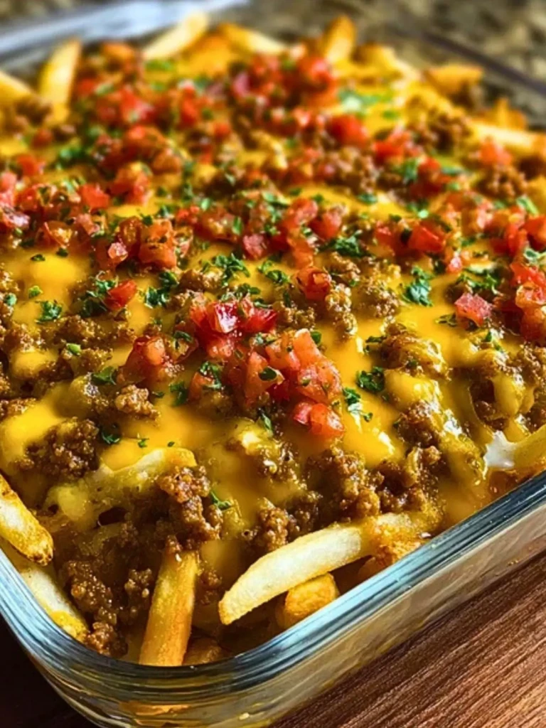 Cheeseburger French Fry Casserole (1)