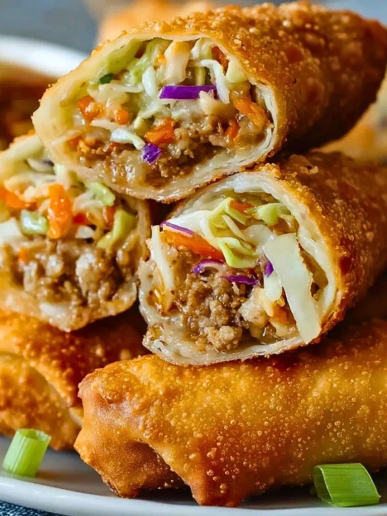 Chicken Coleslaw Egg Rolls (1)