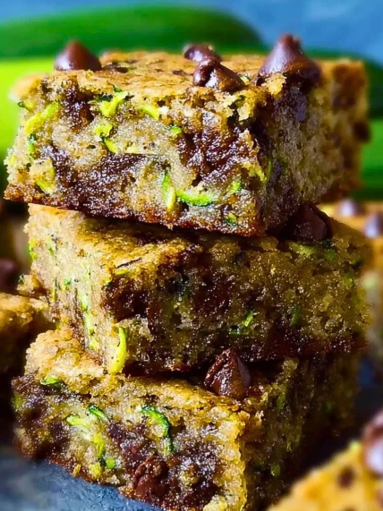 Chocolate Chip Zucchini Bars (2)