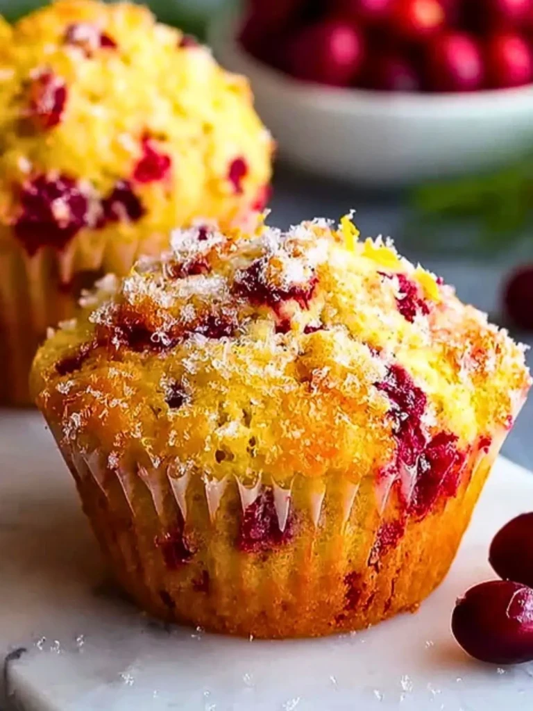 Citrus Orange Cranberry Muffins (1)