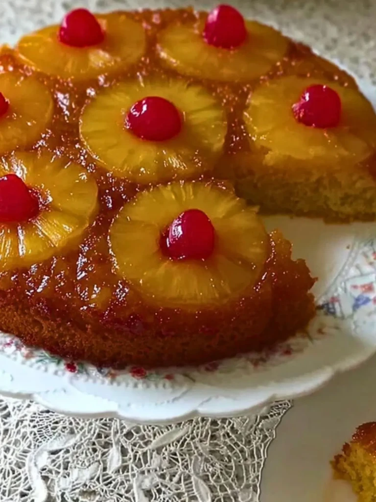 Classic Pineapple Upside Down Cake (1)