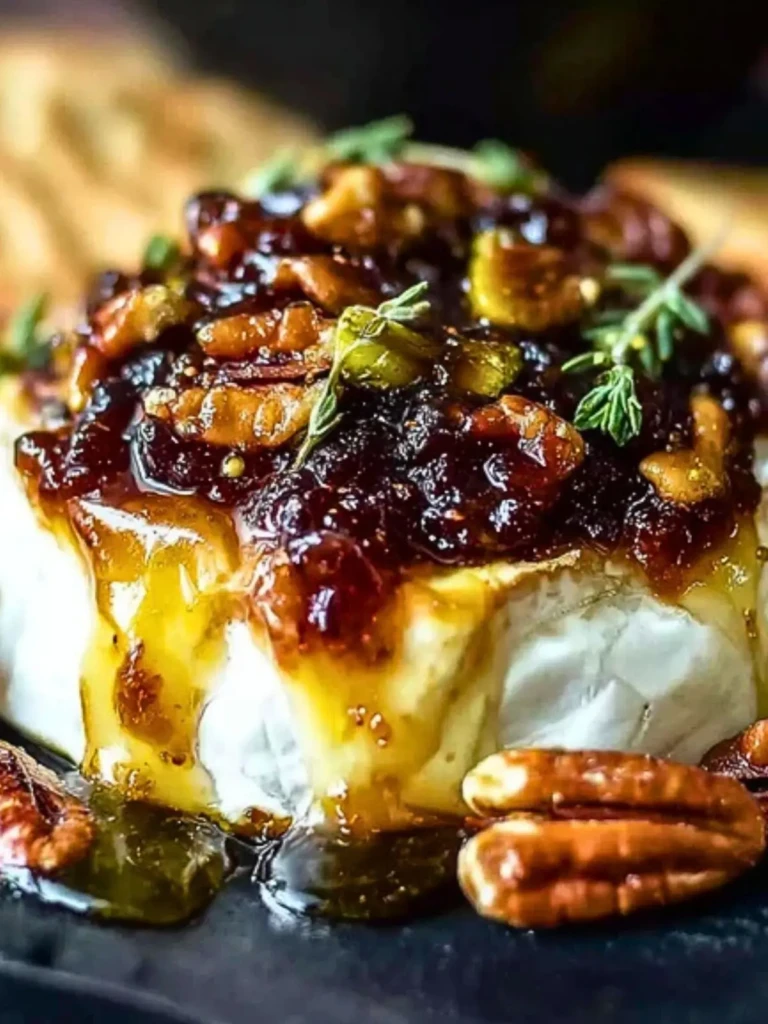 Gooey Baked Brie with Fig Jam (1)
