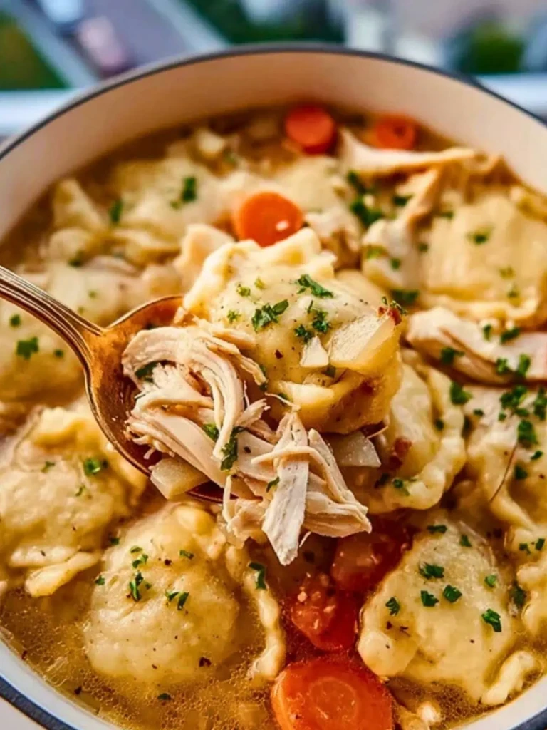 Homemade Chicken & Dumplings (1)