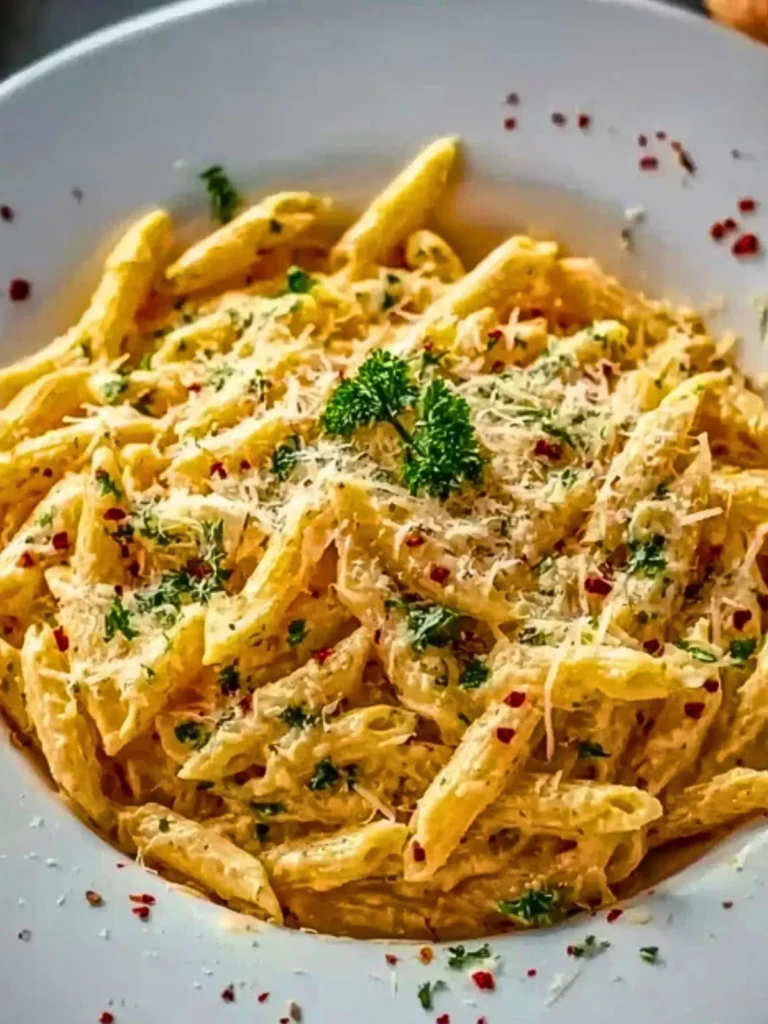 One Pot Creamy Garlic Pasta 2