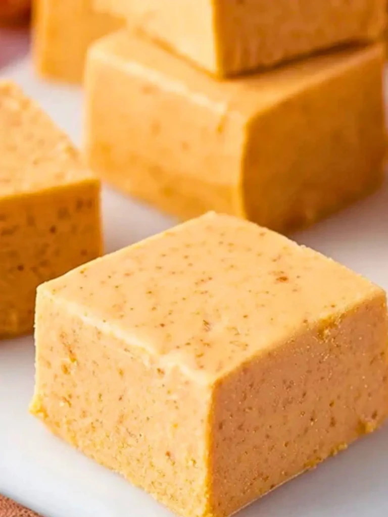 White Chocolate Pumpkin Fudge (1)